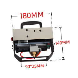 Maszyna do znakowania metalu, znakowarka mikroudarowa, pole robocze 90x25